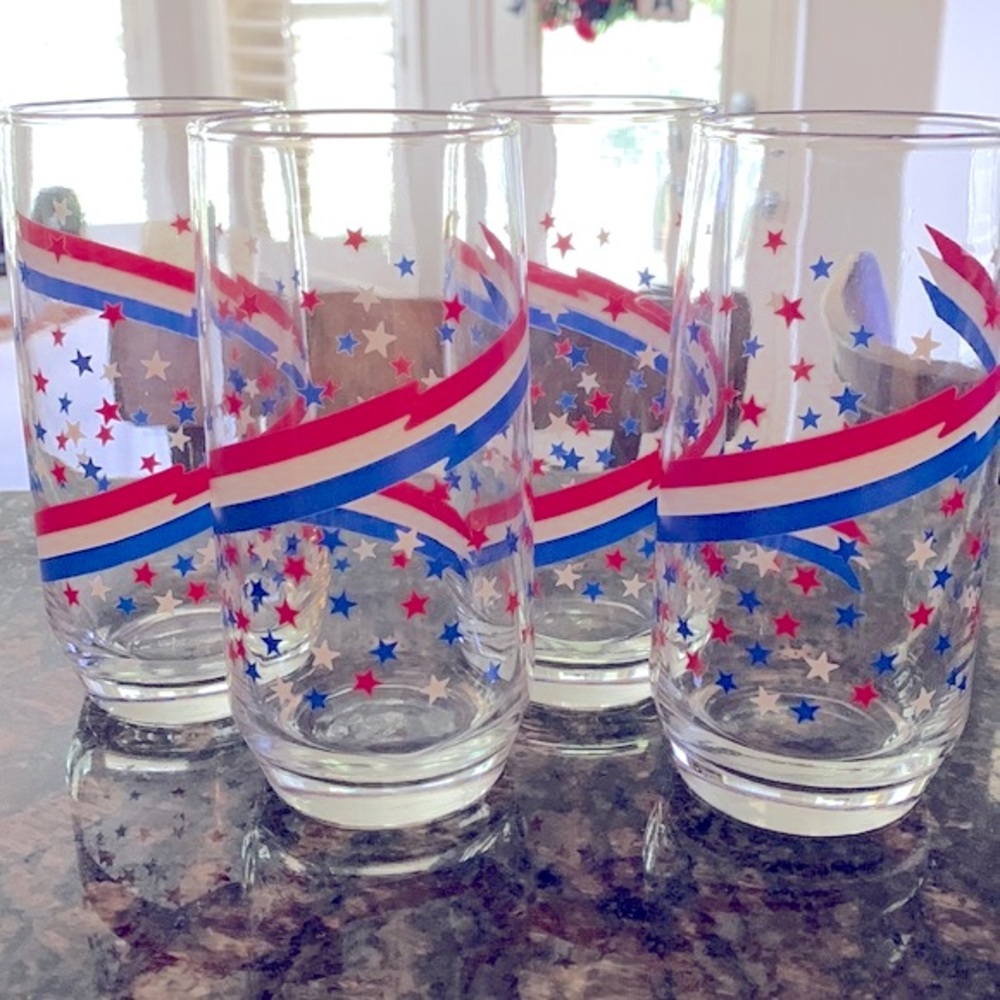 Fourth of July Vintage Glassware (4)